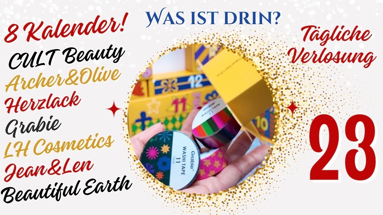 🎄Türchen 23: Es GRÜNT so GRÜN📚| 8 Adventskalender + Verlosung | Unboxing Advents-Zauber 2024