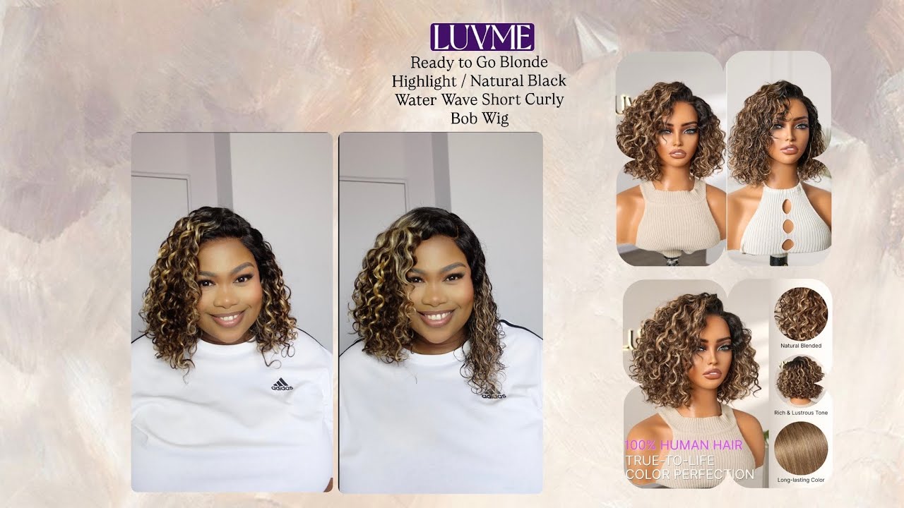 Парик Ready To Blonde с мелированием и волнистыми волосами | Pre-Everything Wig с LUVME Hair