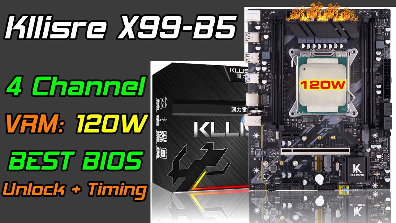 Kllisre X99-B5 VER:1.1 - новый ТОП бюджетного сегмента🔥Неплохой VRM, 4 канала ОЗУ DDR4 всего за 60$🔥