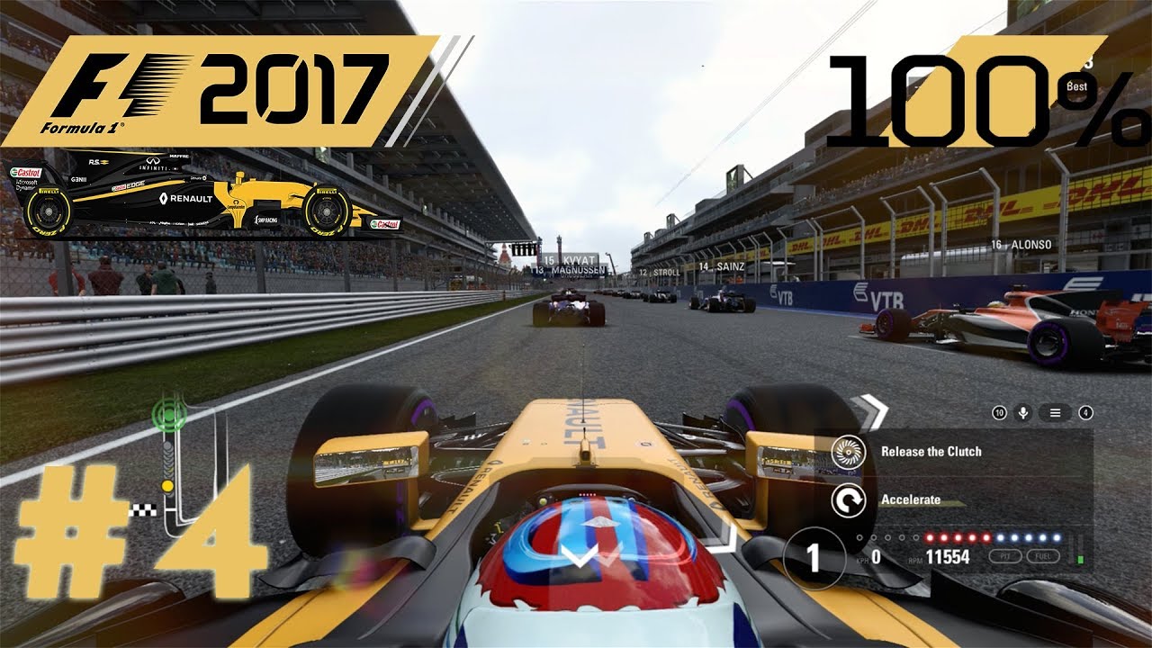 F1 2017 - Career Mode #4: Russia - 100% Race | F1RacingGame
