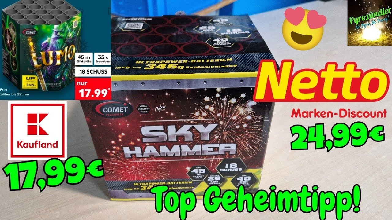 Sky Hammer / Lumo | Die beste Comet Batterie! | 24,99&euro; Netto/17,99&euro; Kaufland | Pyroz&uuml;ndler
