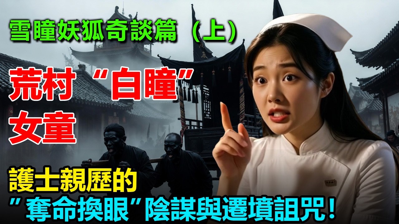 💥【奇聞實錄】護士自述：我照顧的白瞳小女孩，竟帶我揭開了深山荒村「奪命換眼」的驚天陰謀！從三甲醫院電梯驚魂到衛星盲區的「送瘟神」儀式，那雙雪白的瞳孔背後，究竟隱藏著多少被詛咒的祖墳往事？
