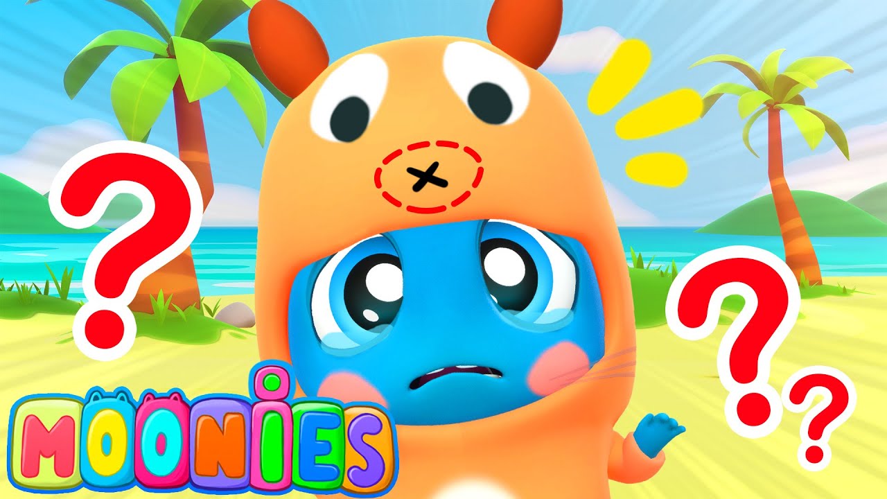 🐶 Where is my nose? 👃song by Baby Moonies | Help the moonie puppy in his adventure