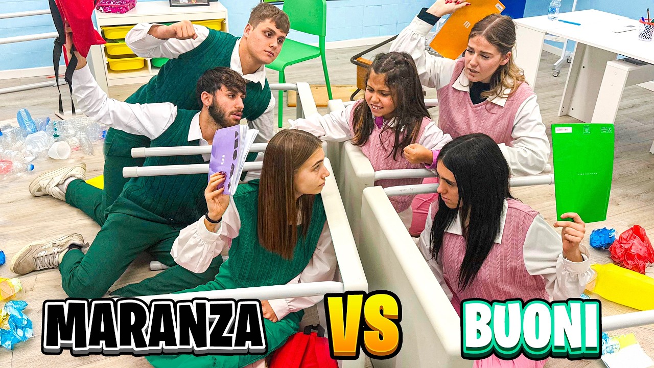 VENIAMO BULLIZZATI DAI MARANZA DELLA SCUOLA E LI SFIDIAMO IN CLASSE CON ILARY E ZIA NICOLE!