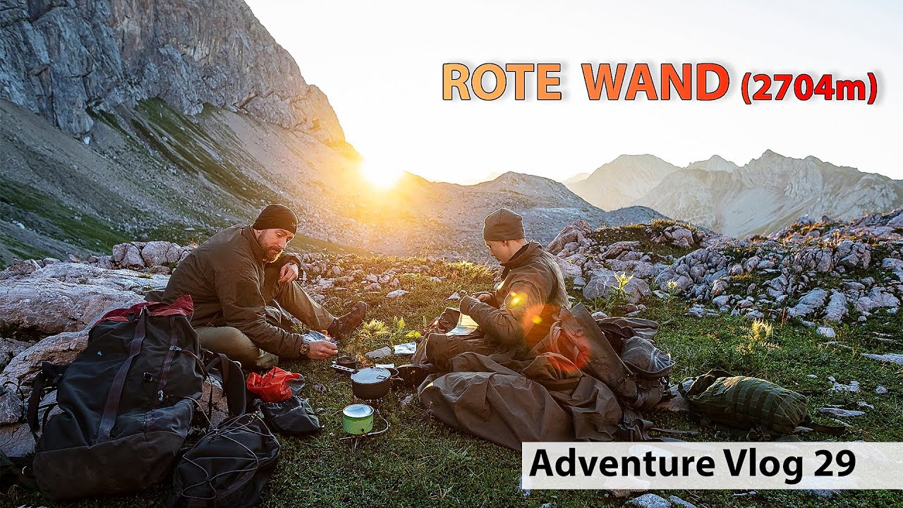 Ungesicherter Steig auf die Rote Wand (2704m) - Adventure Vlog 29 - Biwak in den Bergen