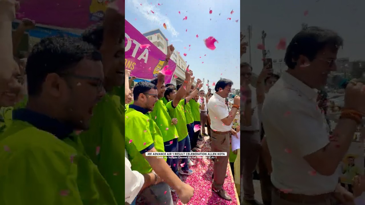 Jee advance air 1 Results Celeberation allen kota