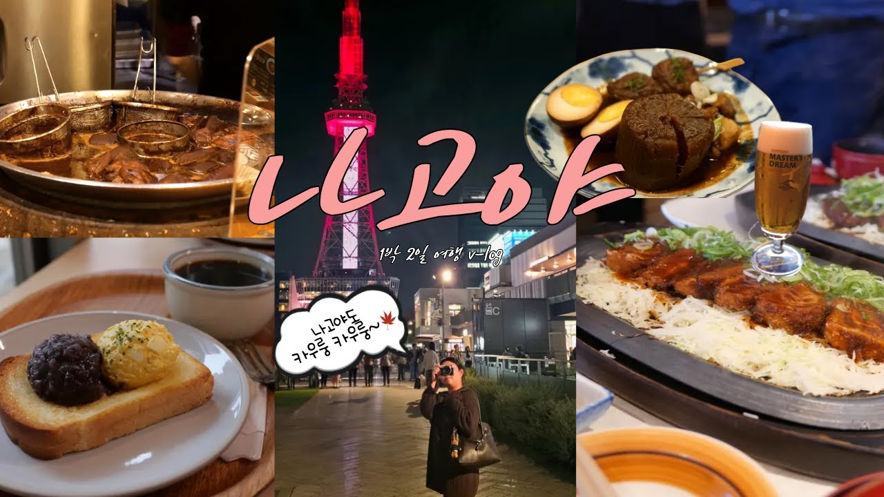 가을 나고야 1박2일 찍먹 가능한✨/짧고 굵게 먹다온 나고야 미소파티