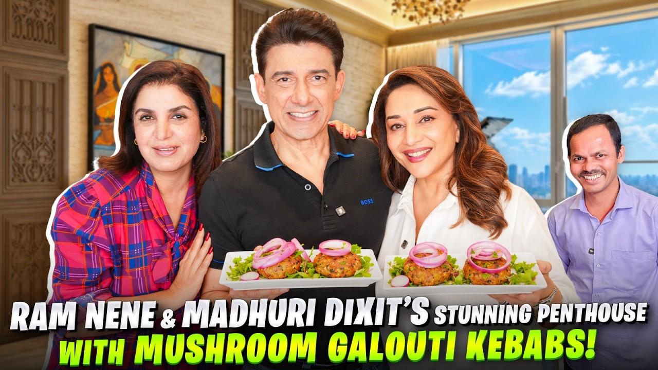 Inside Ram & Madhuri's Lavish Art-Filled Penthouse! Ram's New Book, Love Story & Mushroom Galouti!