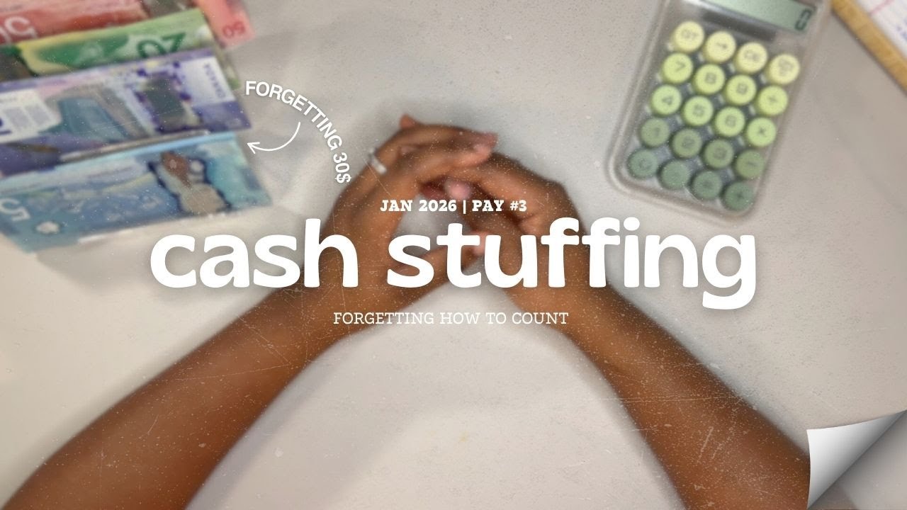 $185 cash stuffing | My Reality as a Cash Budgester 🥀 | Jan 2026