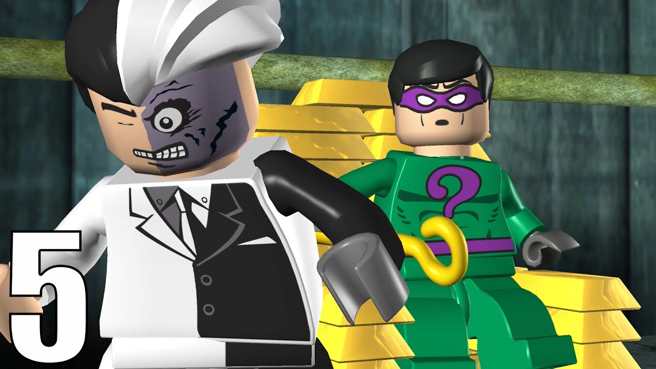 The Face-Off! LEGO Batman Gameplay Walkthough Chapter 5 - No Commentary