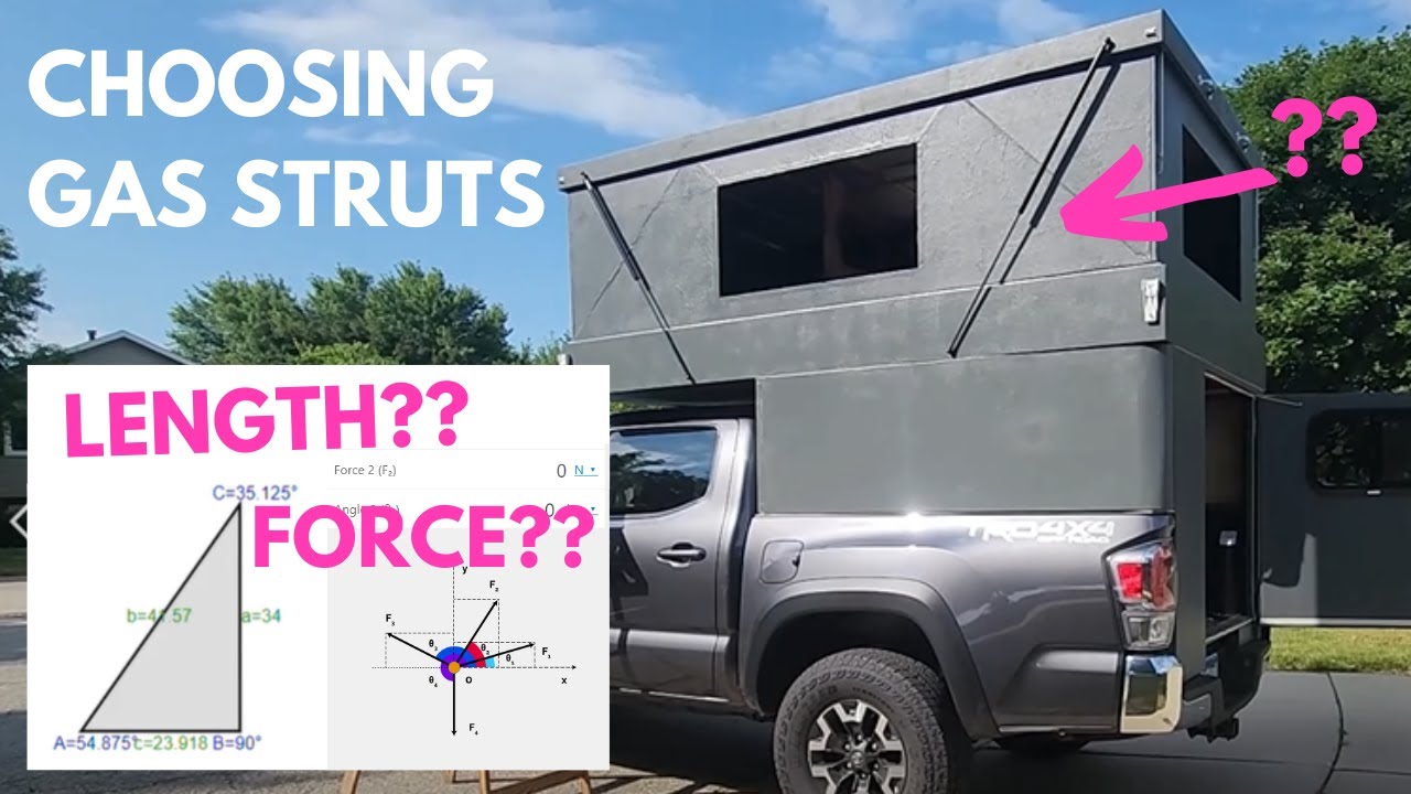 Raising the Roof: A Guide to Gas Strut Sizing in Pop-up Builds