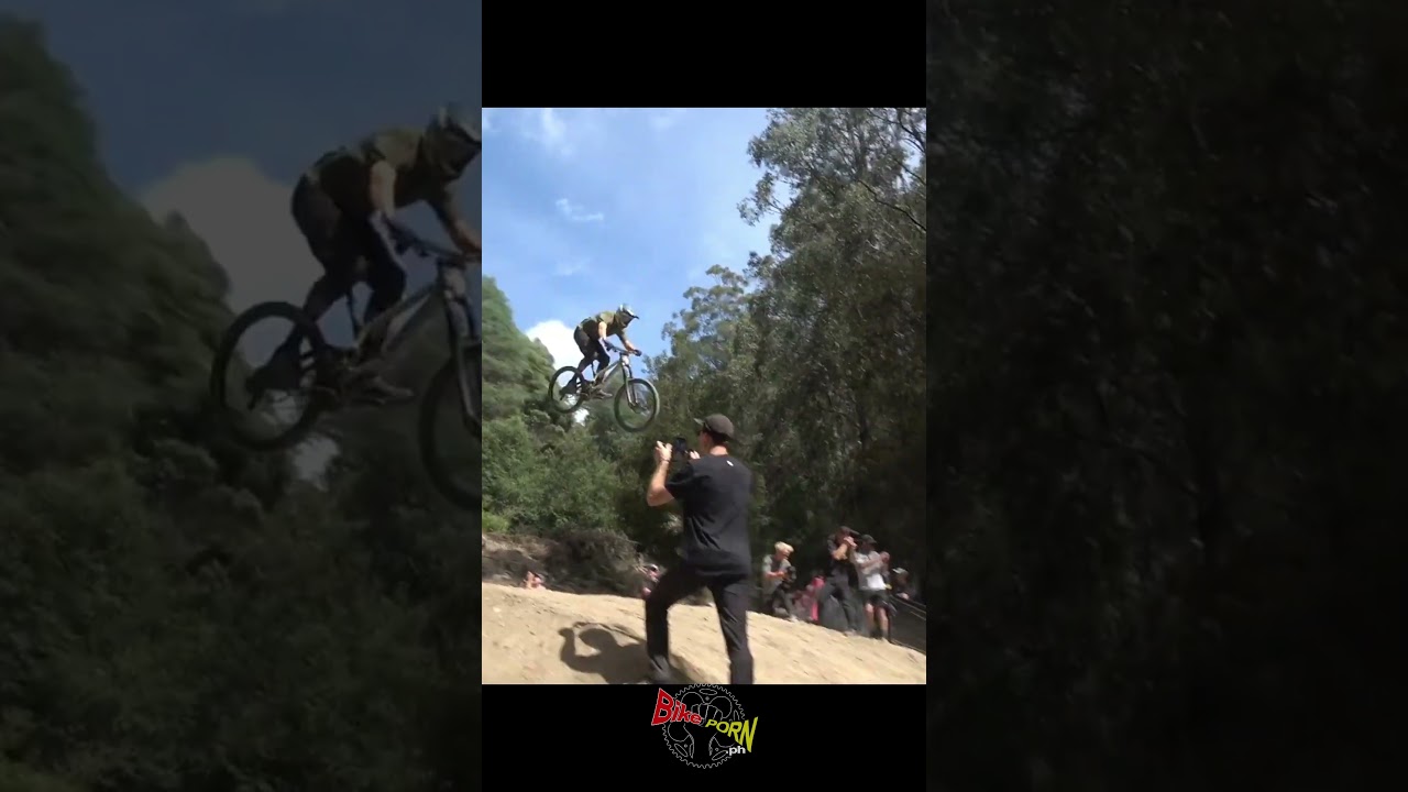 Red Bull Hardline Tasmania | Massive Road Gap  #bike #viral #downhill