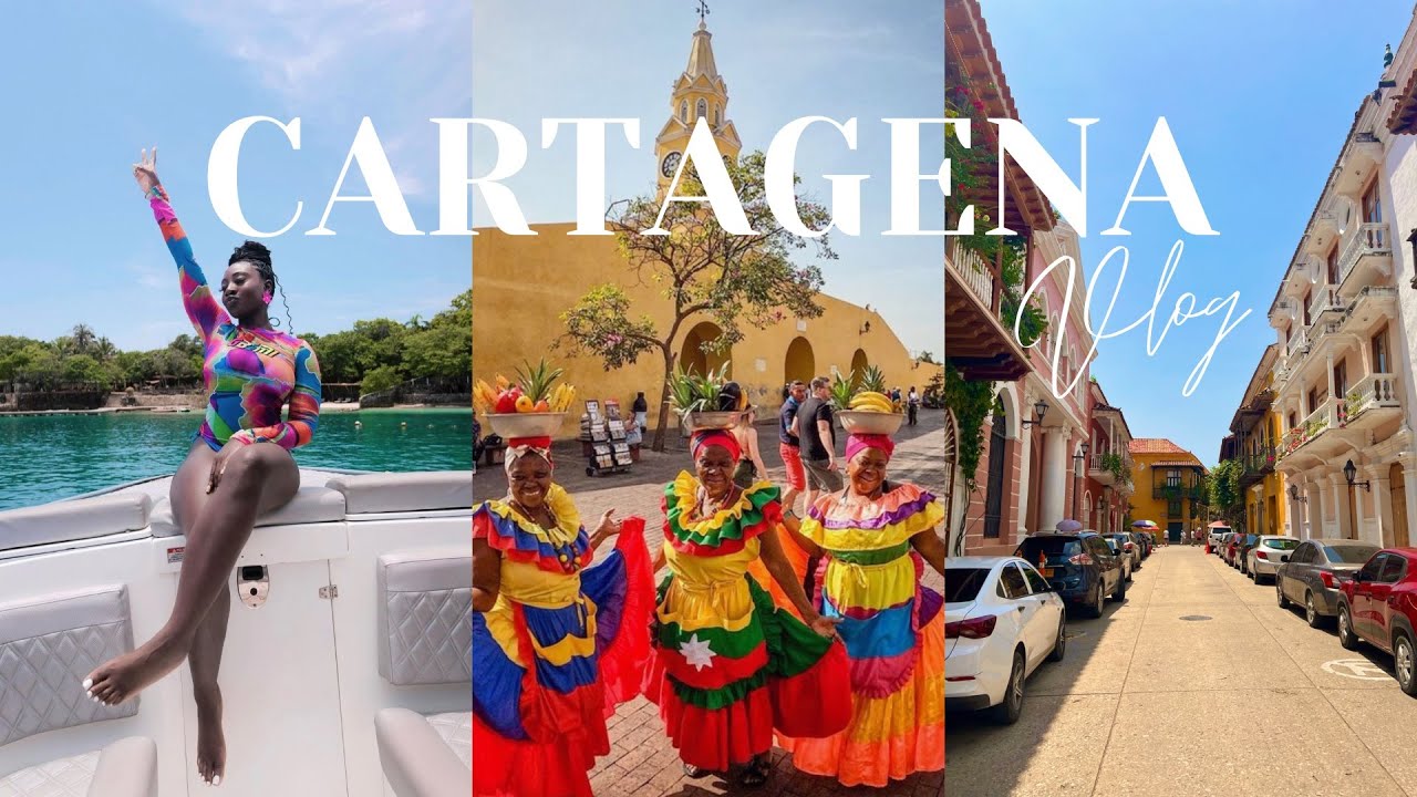 CARTAGENA COLUMBIA TRAVEL VLOG| THINGS TO DO IN CARTAGENA + PRIVATE BOAT + CHEF + MORE| GIRLS TRIP
