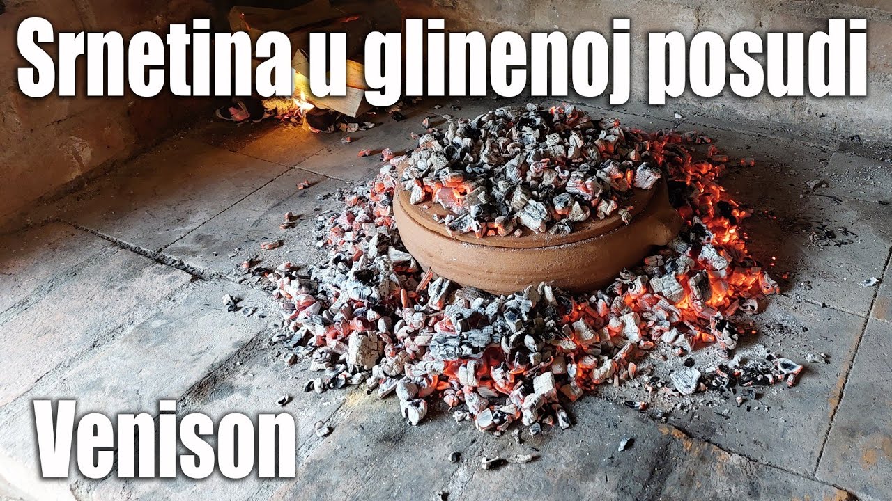 Srnetina u glinenoj posudi, Venison in a clay pot, Srnetina ispod peke