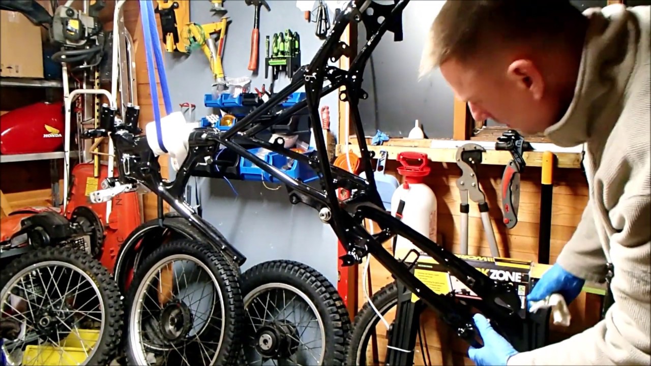Honda xl250s restoration pt-33 - Swing arm assembly and fitting
