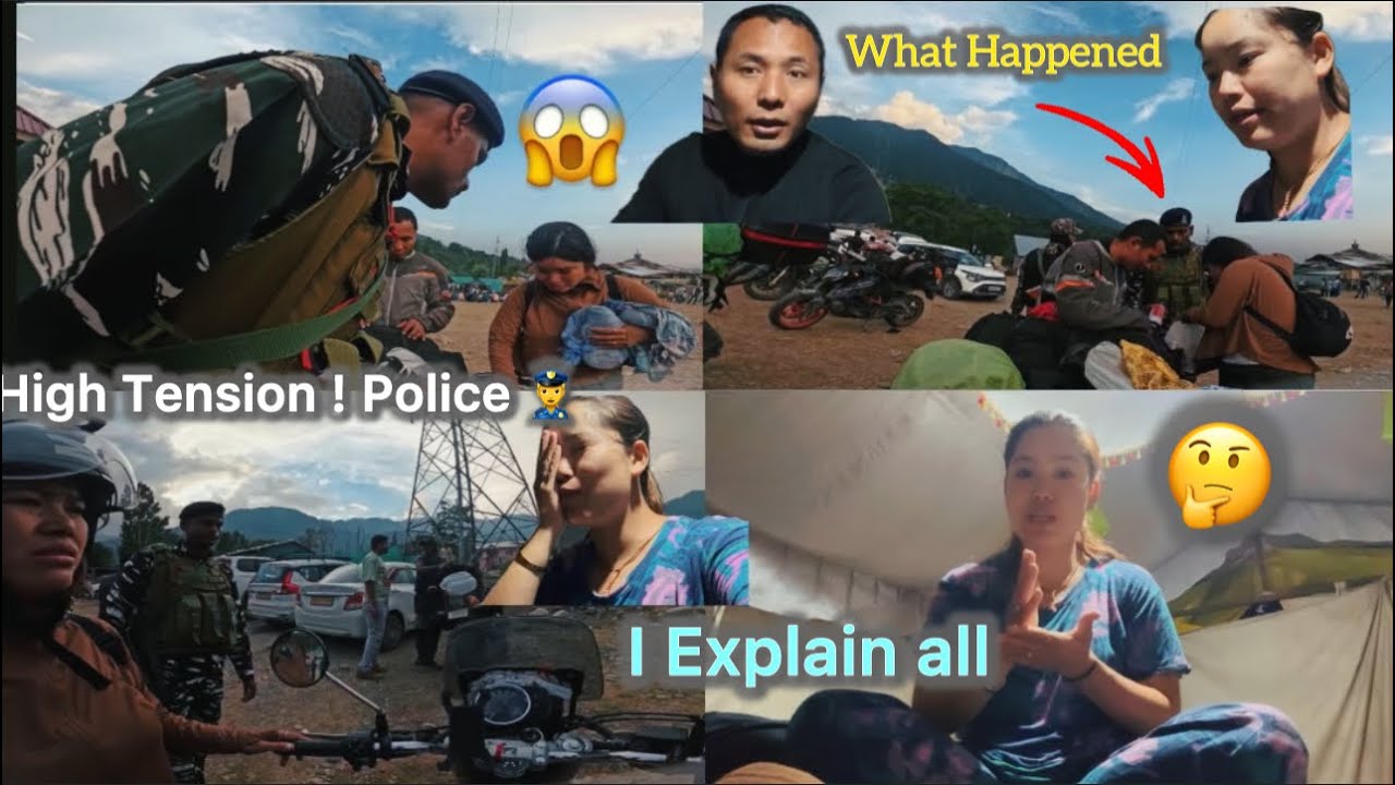 High Tension! Police 🛑 Our Road Trip-You Won’t Believe/What Happened!”#travel #ladakh #tibet