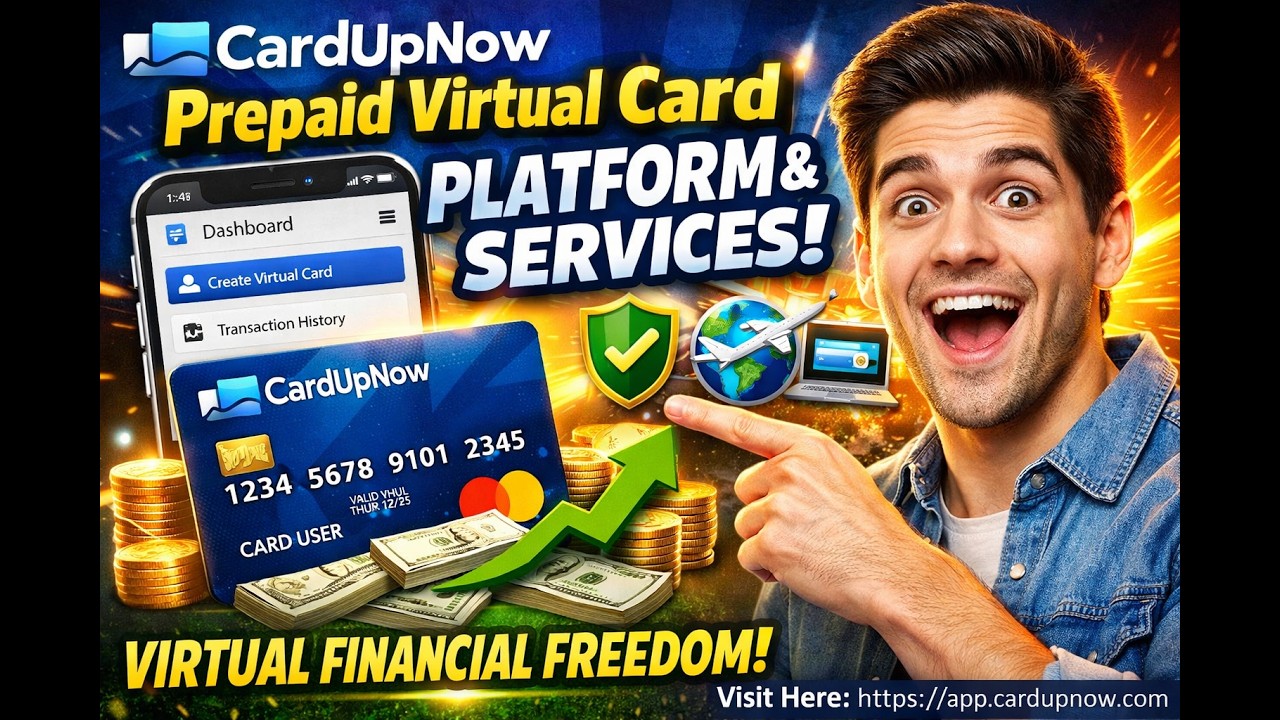 CardUpNow Prepaid Virtual Card Platform &ndash; Interface & Services Guide