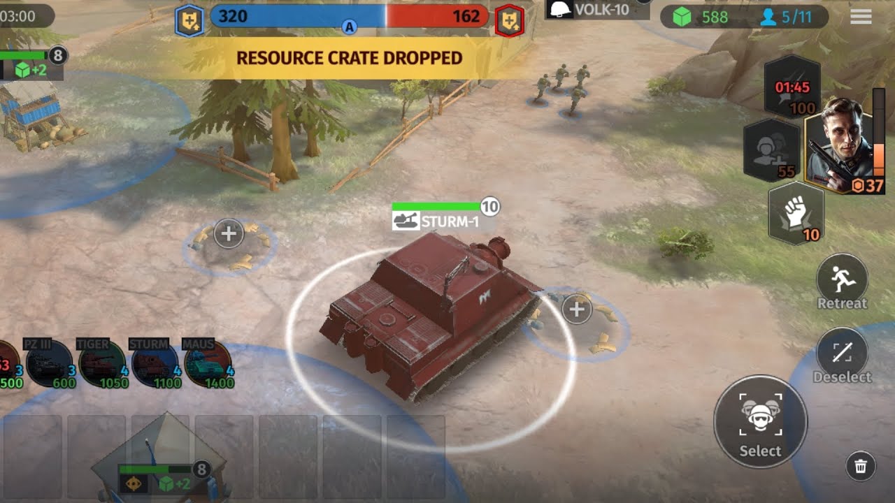 World war armies gameplay (Wwa Rts) - Germany gameplay 🇩🇪