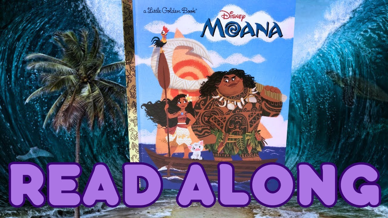 Disney Moana Little Golden Book READ ALONG