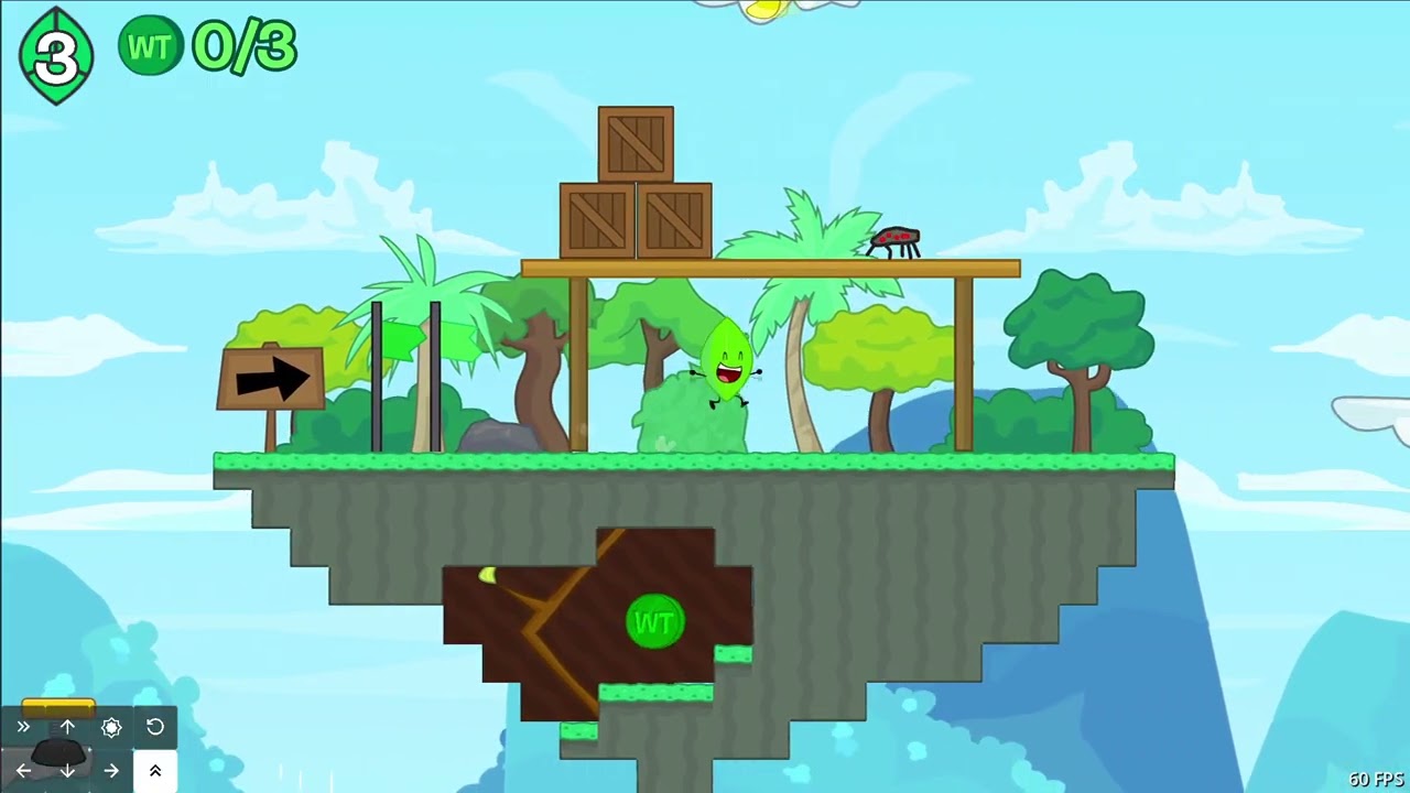 Difficulty 1 Levels | BFDI: Branches