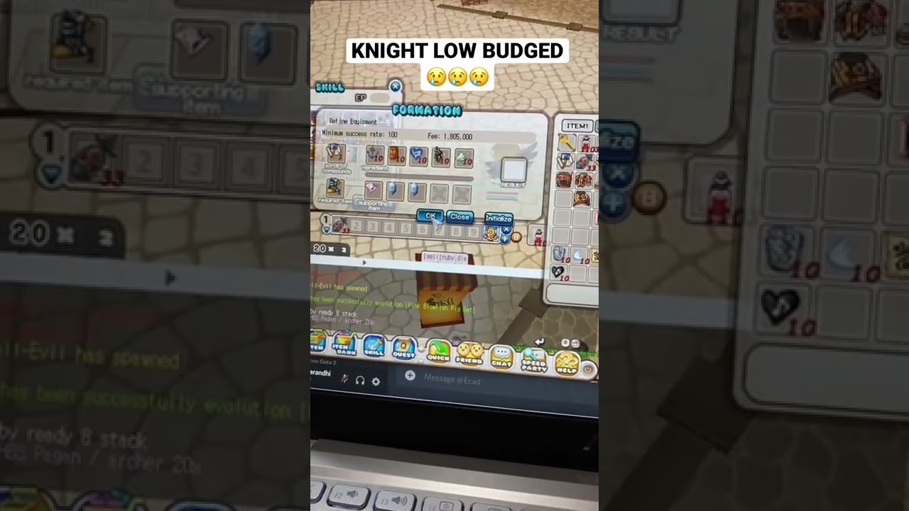 bikin equip knight low level | Seal Online Plus Saga