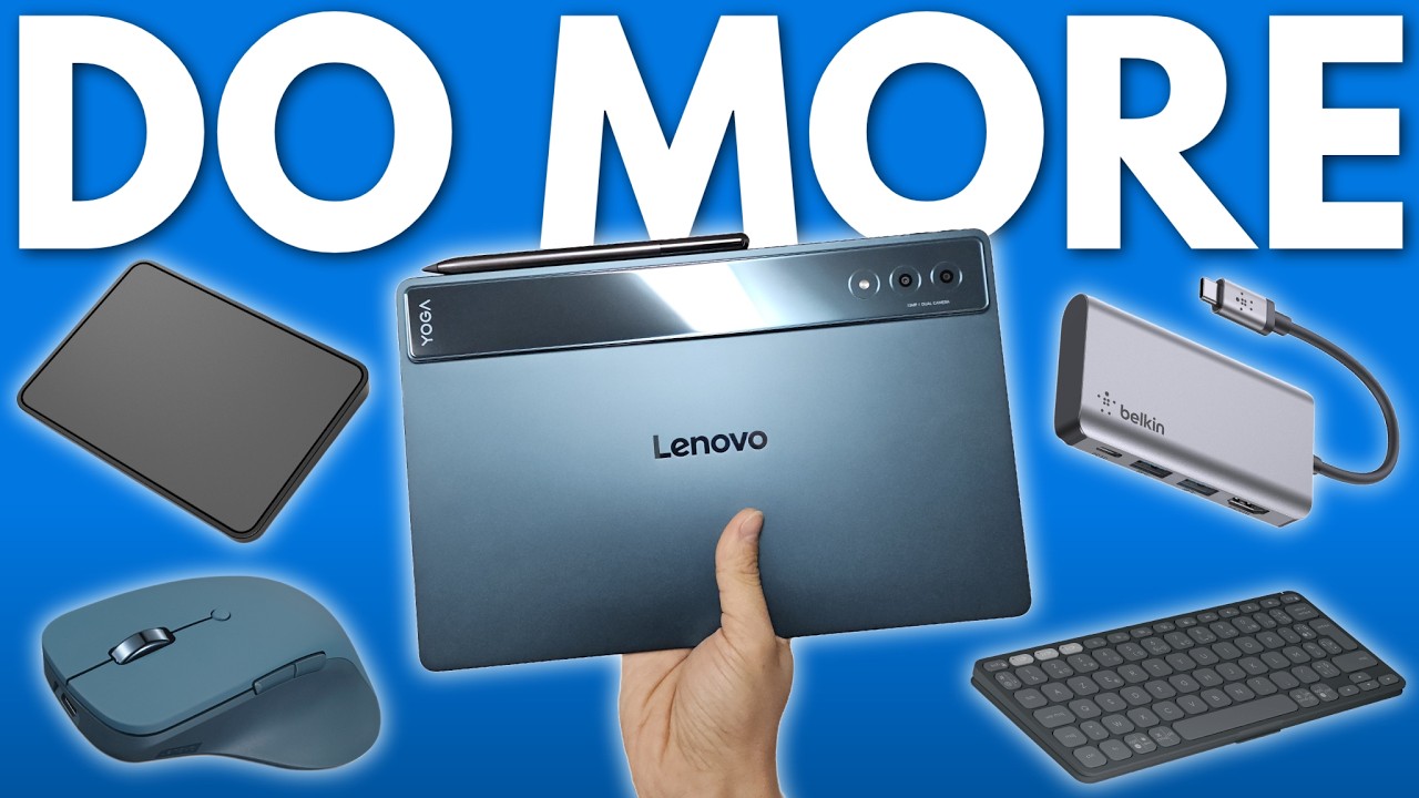 All of My Lenovo Yoga Tab Plus Accessories