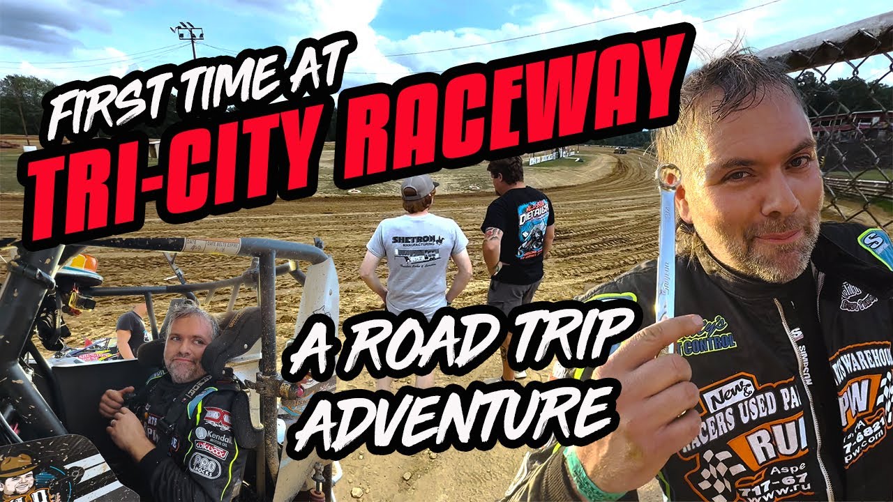 Road Tripping To Tri-City Raceway With The Crew - Dirt Track Sprint Car Racing
