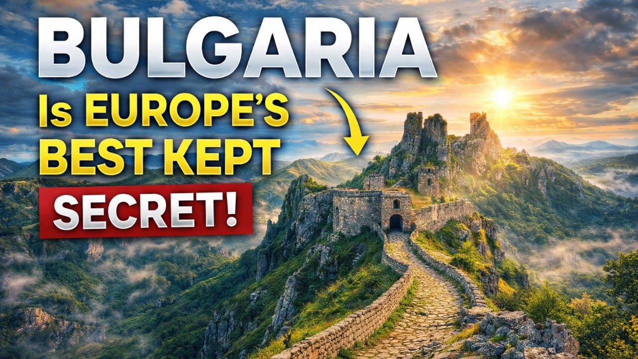 BULGARIA 4K Incredible Scenes & Hidden Gems with Relaxing Music #tourism #travel #europe #4k