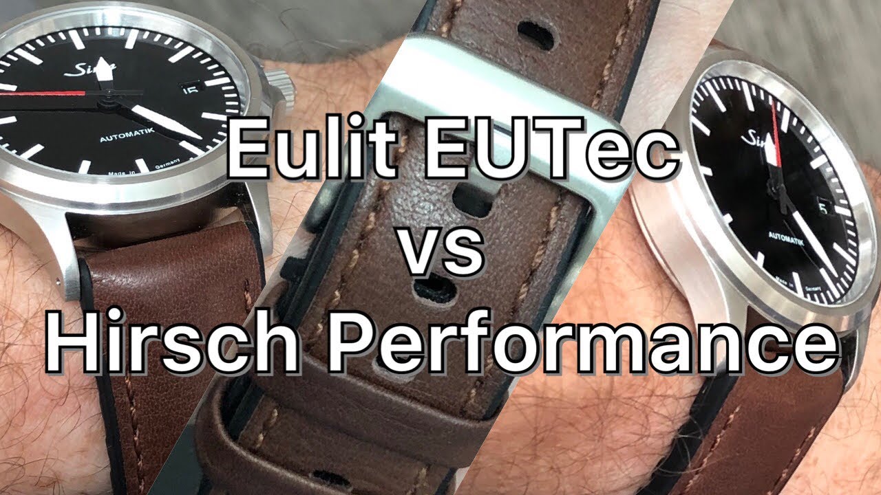 Wasserfeste Lederbänder: Eulit EUTec vs Hirsch Performance