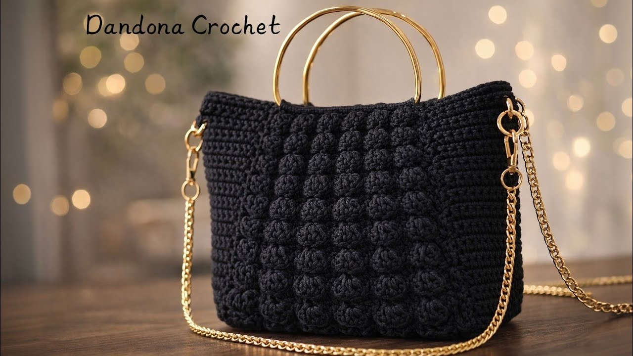 Crochet Bag Tutorial | طريقة عمل شنطة كروشيه باحتراف
