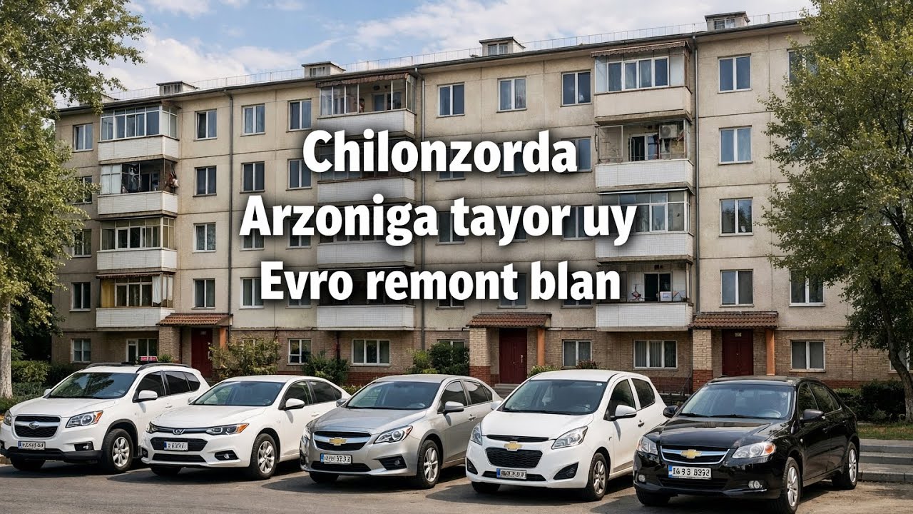 ЧИЛОНЗОРДА Арзонига тайор Евро ремонт уй