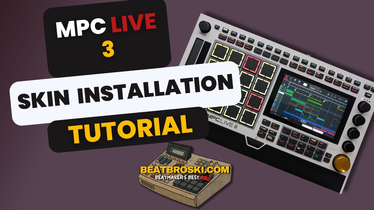 MPC LIVE III  SKIN INSTALLATION TUTORIAL