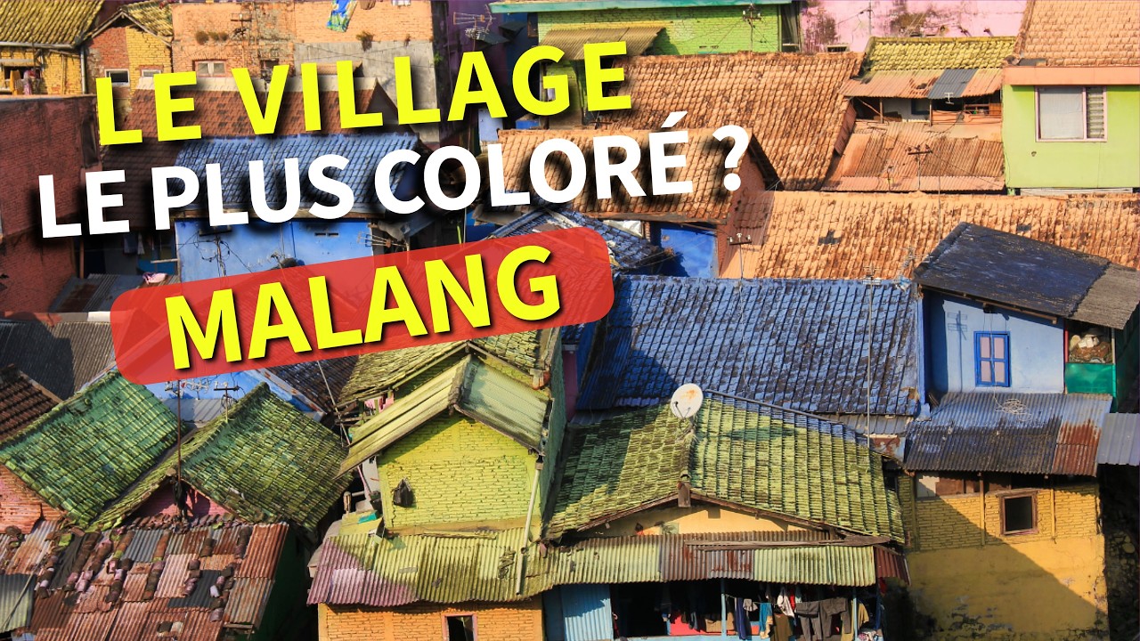 🇮🇩 Java, Indonésie #10 Malang : Son village coloré et sa côte méconnue !