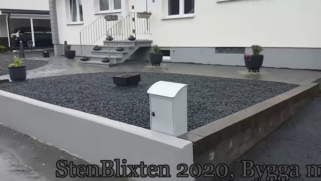 ✅Stenl&auml;ggning Benders Marksten Labyrint Antik 210x140x50 mm Grafit och gr&aring;,dekorsten grafit