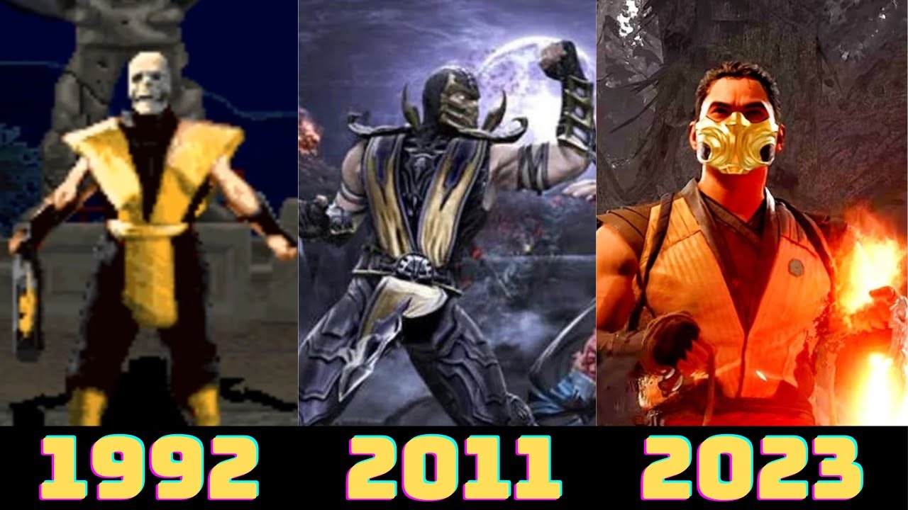 A INCR&Iacute;VEL EVOLU&Ccedil;&Atilde;O DOS FATALITYS DO SCORPION!!!