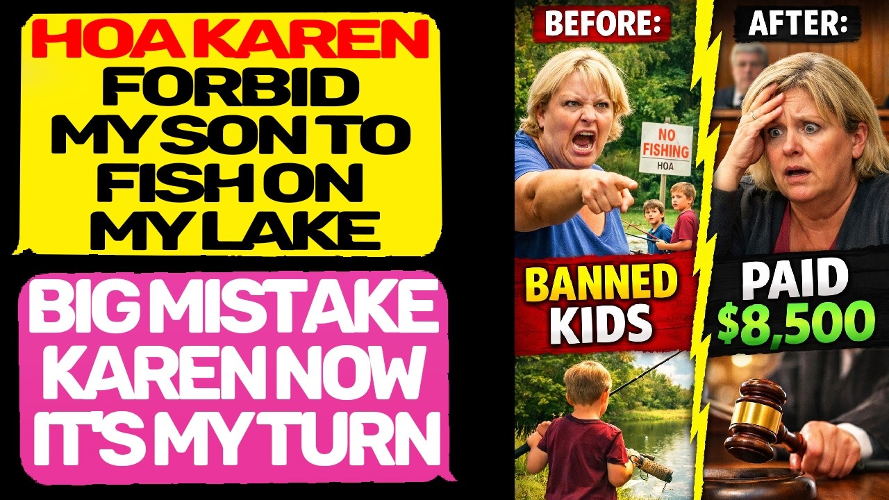 HOA Karen Tried to Ban Kids From Fishing… (BIG Mistake) He Lost $8,500 and His Job EntitledPeople