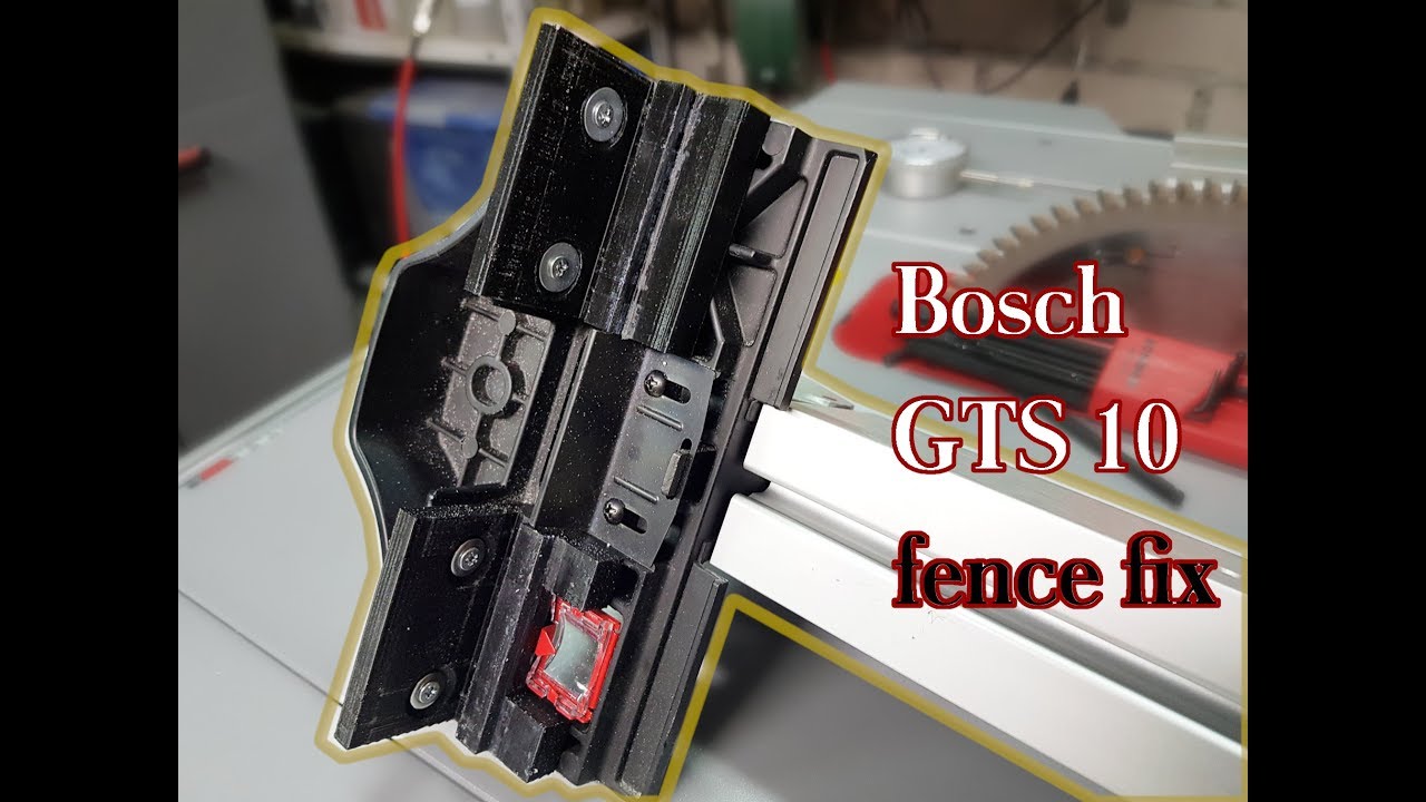 Bosch GTS 10 XC fence fix/upgrade