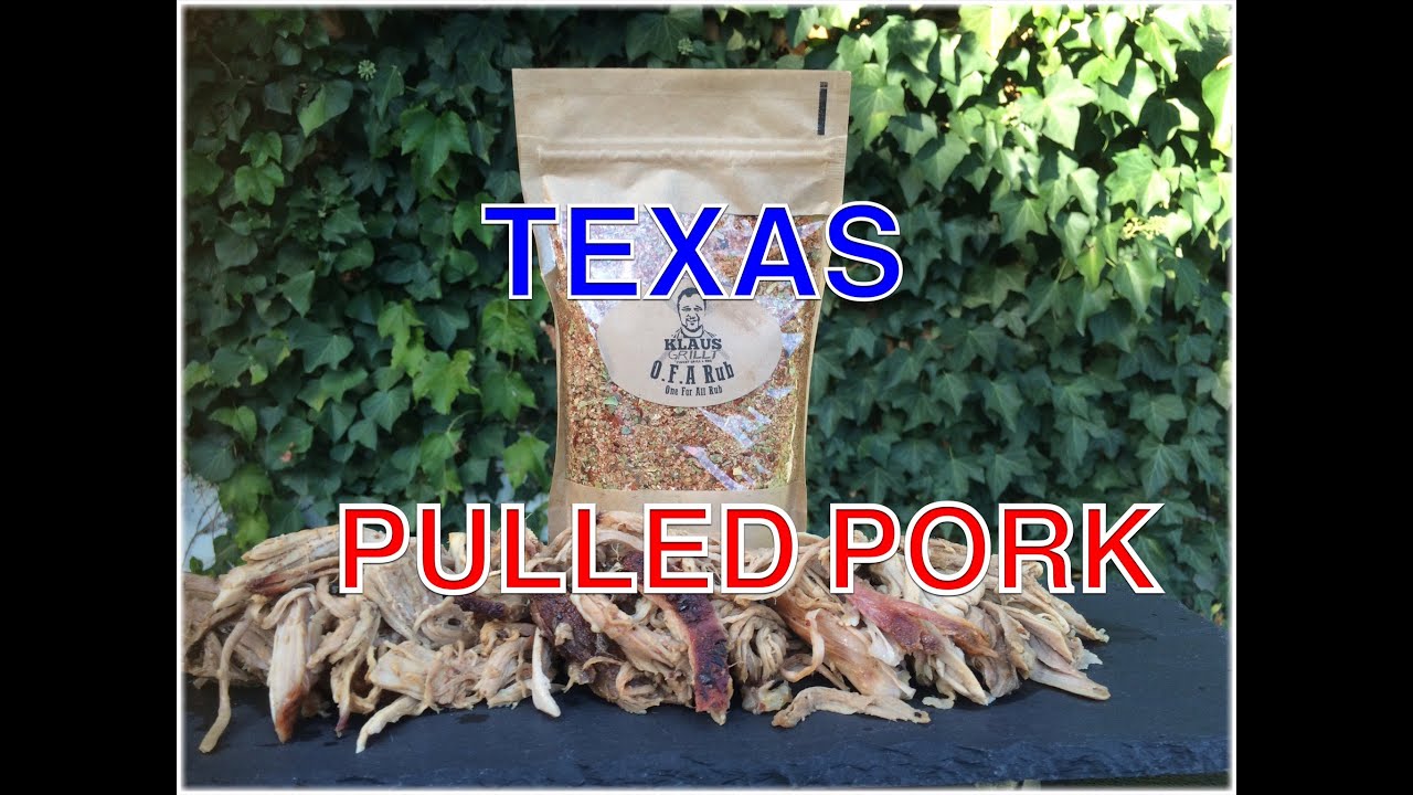 5 Kg Texas Pulled Pork in 6 Stunden --- Klaus grillt
