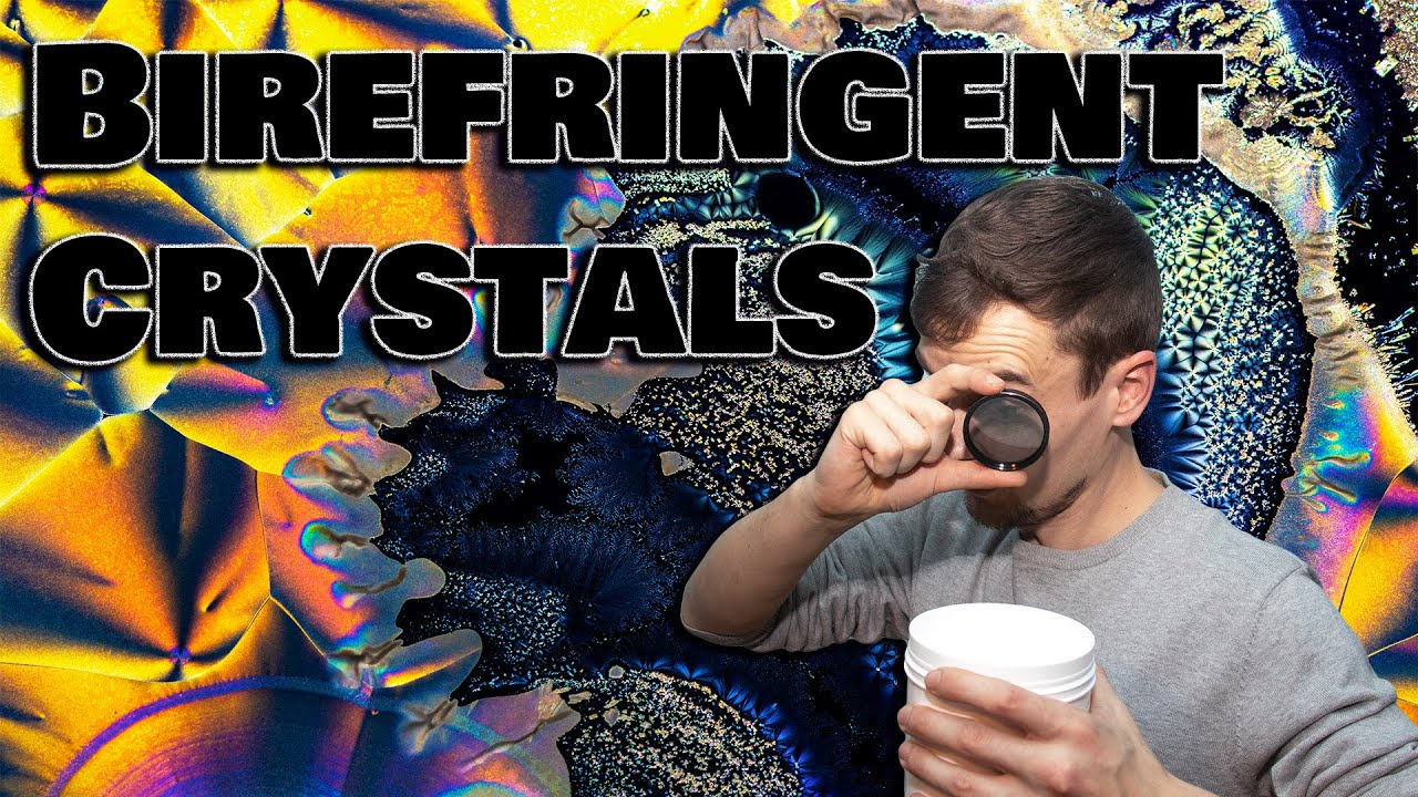 Macro Photography Ideas: Hidden Colours in Crystals [Birefringence: Ice, Amino Acids, Vitamin C...]