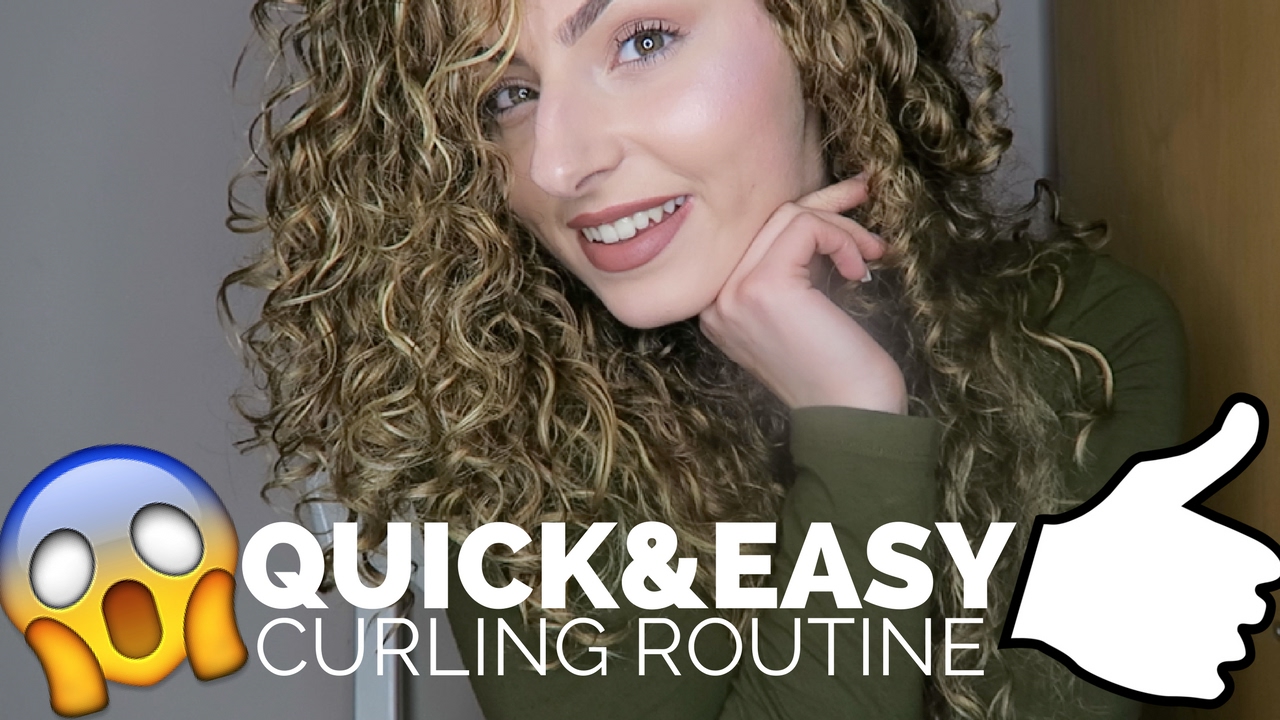 QUICK & EASY CURLY HAIR ROUTINE | MELISSA