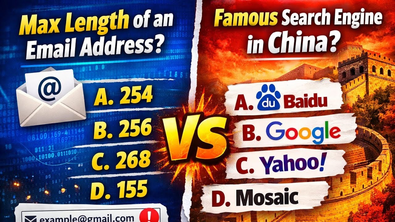 E_mail & Internet | Important for Junior Assistant | Important for All Exams 