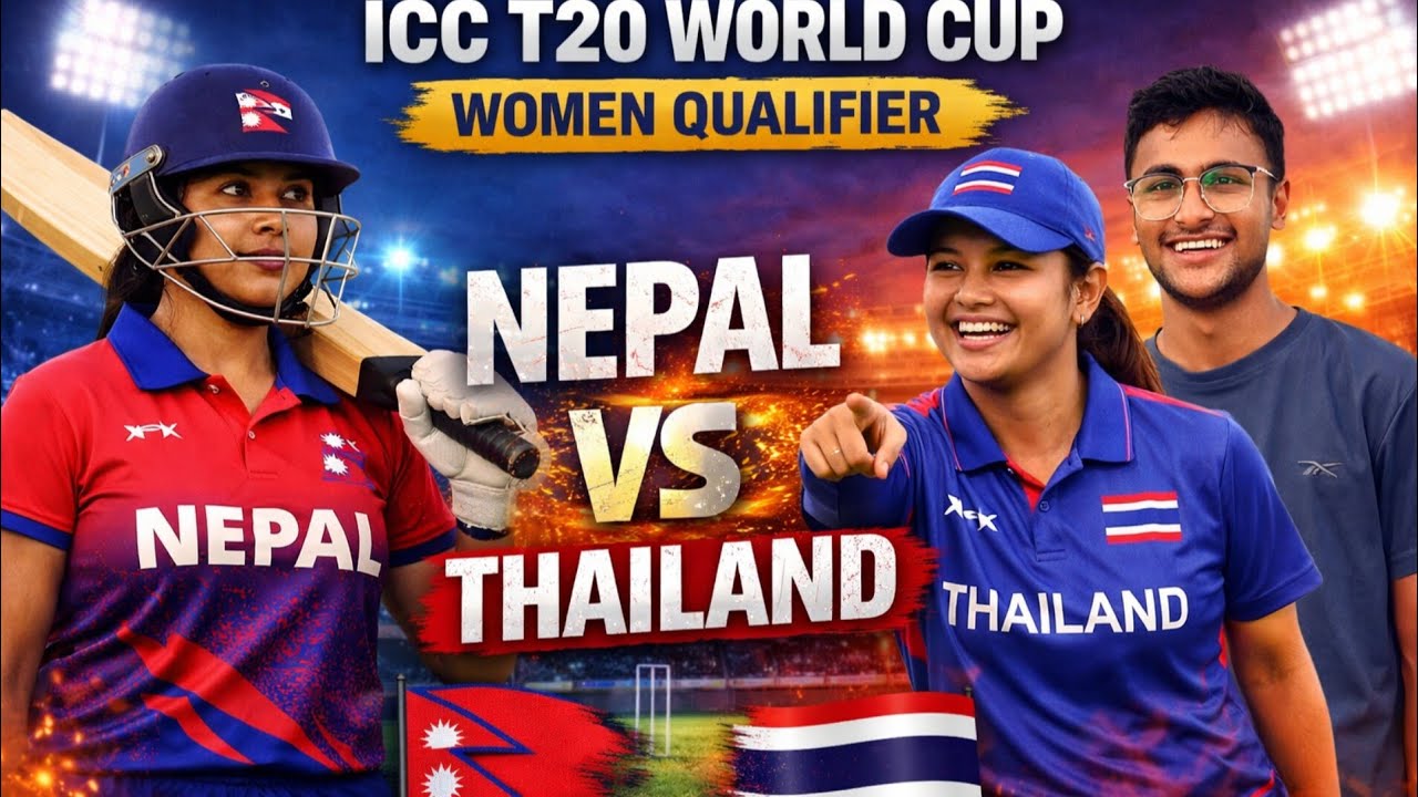 ICC T20 World Cup Women Qualify Nepal VS Thailand 🏏 || CRICKET || Sajan Dahal || 
