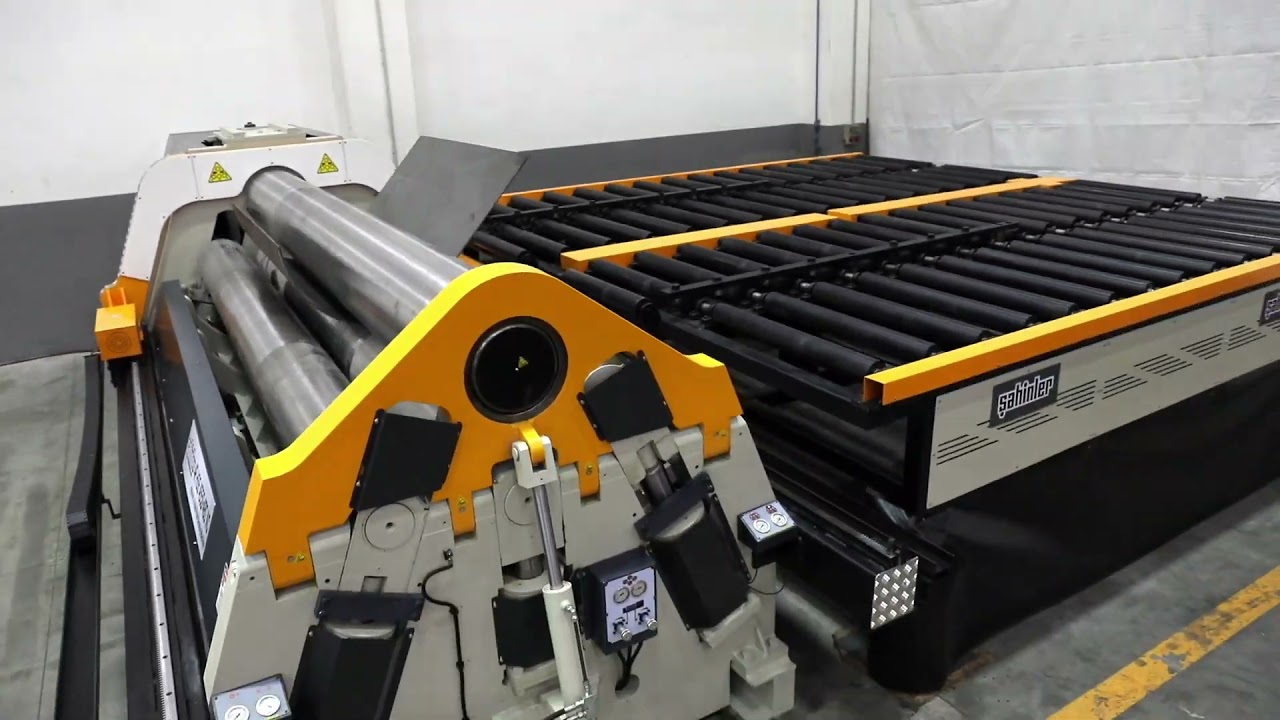 4R HSS 4550-480 NC 4 Roll Hydraulic Full Automatic Plate Bending roll with NC Control