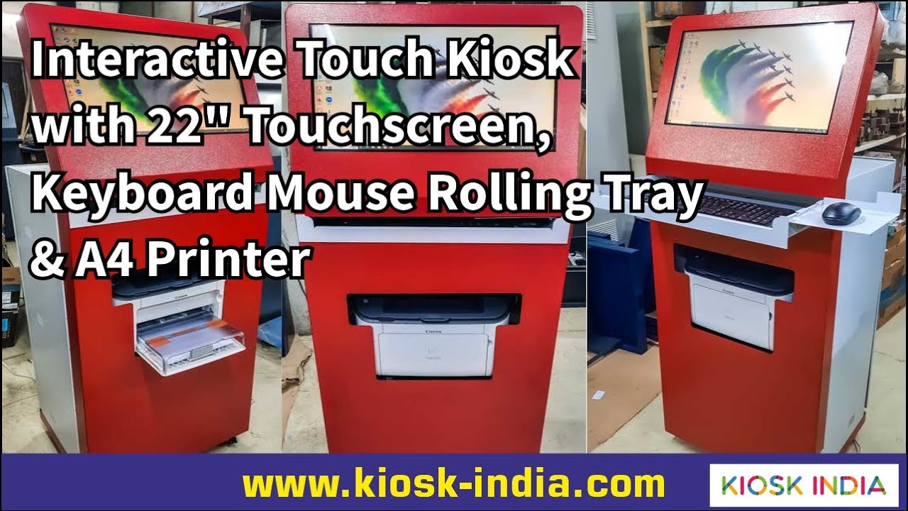 Product Demo: Interactive Touch Kiosk with A4 Printer