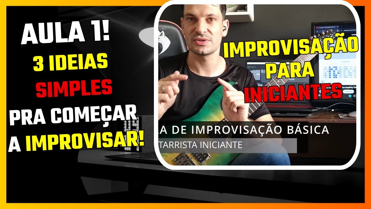 Improvisação p/ Iniciantes 3 Ideias Simples pra Começar a Improvisar (CURSO GRAUITO Economy Picking)