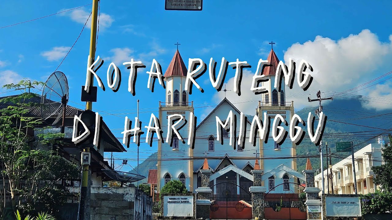 Kota Ruteng di Hari Minggu #rutengmanggarai #rutengstory #ruteng