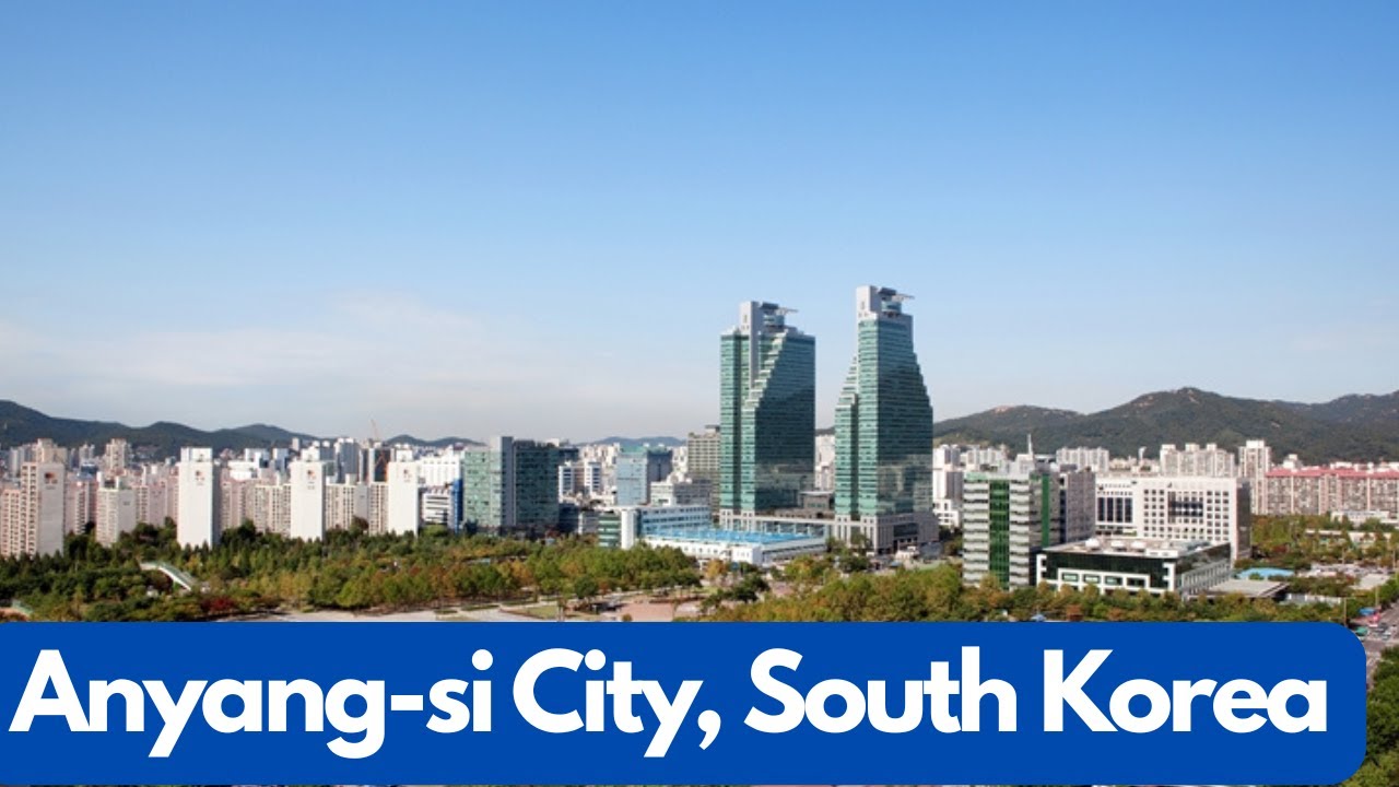 Fly Over Anyang-si: The Most Relaxing City Tour Ever