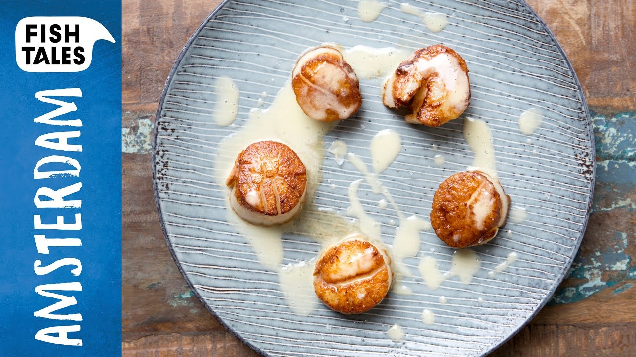 Seared SCALLOPS & Beurre Blanc Sauce | Bart van Olphen