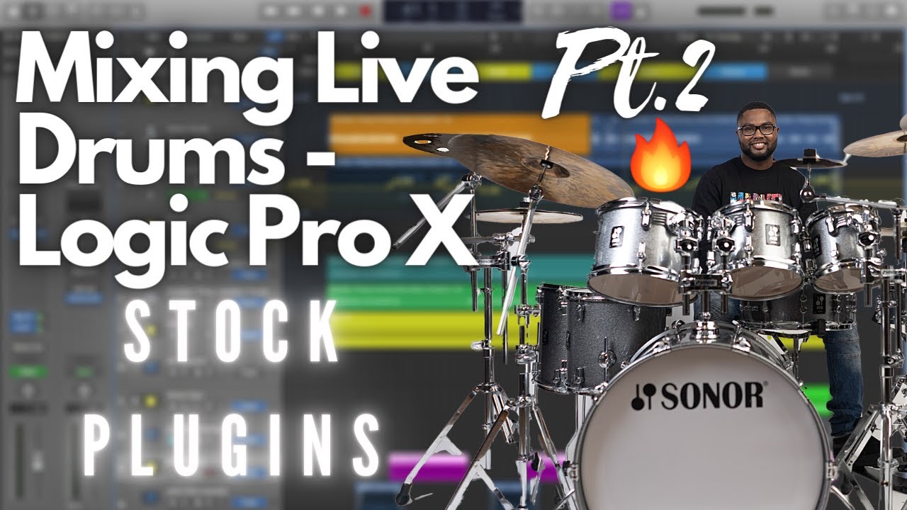 How To Mix Live Drums In Logic Pro X Pt.2