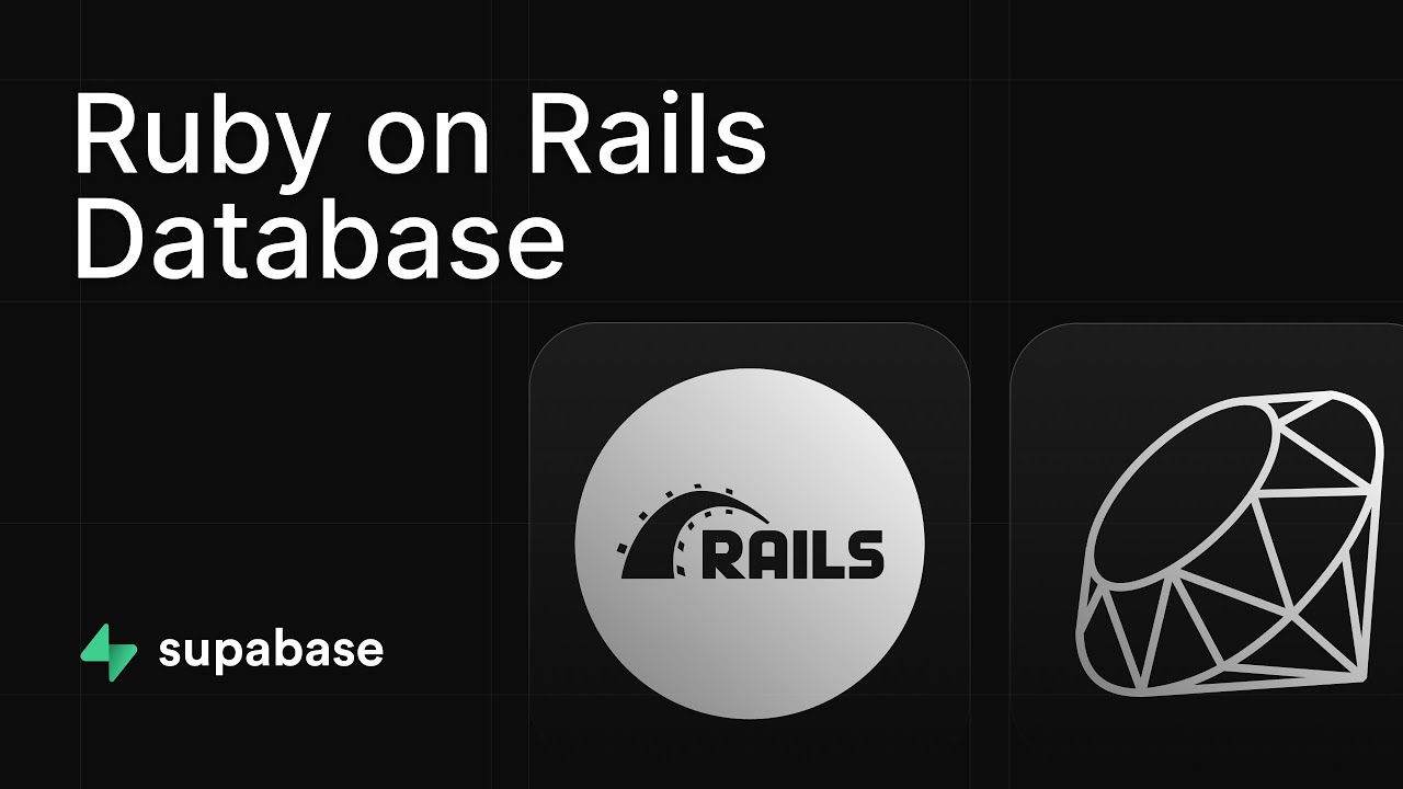 Get started with Ruby on Rails and Postgres using Supabase.